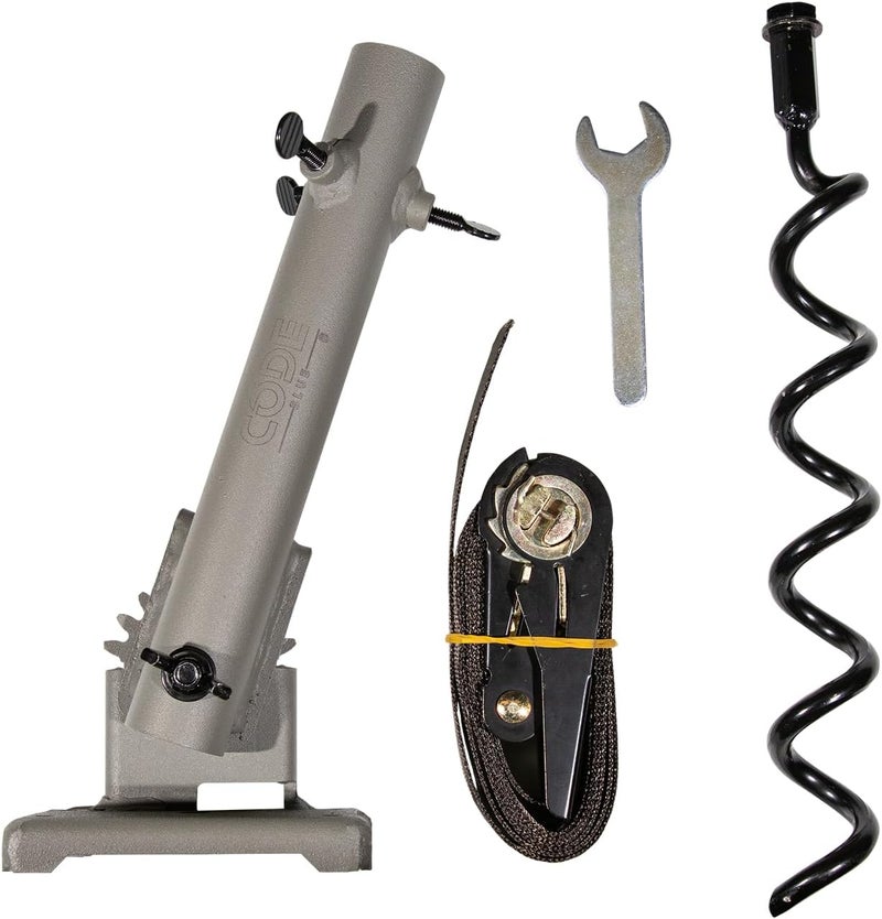 Code Blue Buck Angler™ Licking Branch System – Versatile Tree, Ground & Post Mount Kit with Rack Rub® Gel & Doe Estrous for Maximum Scent Coverage – Essential Deer Hunting Accessories to Draw Bucks In - Image 2